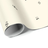 Honigbienenwaschpapier Geschenkpapier (Rolleneckpunkt)