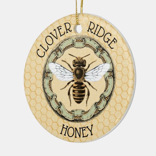 Honigbienenzucht Keramik Ornament (Links)