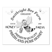 Honigbienenzucht mit Eimern aus Honigkautschuk-Bri Gummistempel (Prägung)