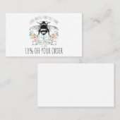 Honigbienenzucht Rabattkarte (Vorne/Hinten)