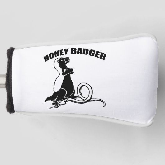 Honigdachs Golf Headcover (Vorderseite)