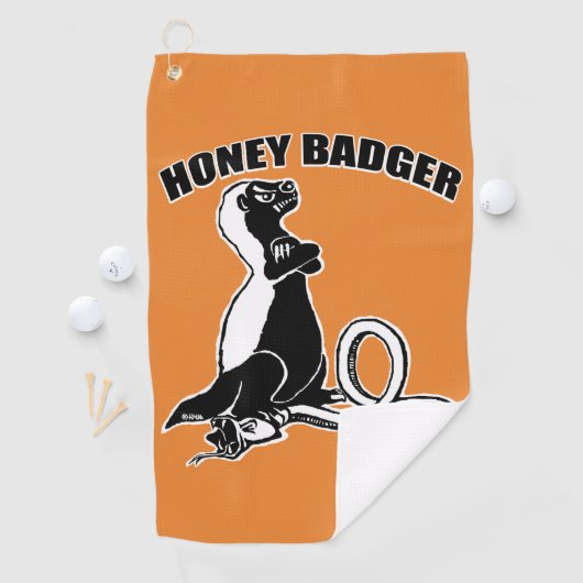 Honigdachs Golfhandtuch (Insitu)