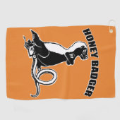 Honigdachs Golfhandtuch (Horizontal)