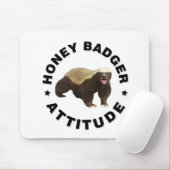 Honigdachs hat Haltung Mousepad (Mit Mouse)
