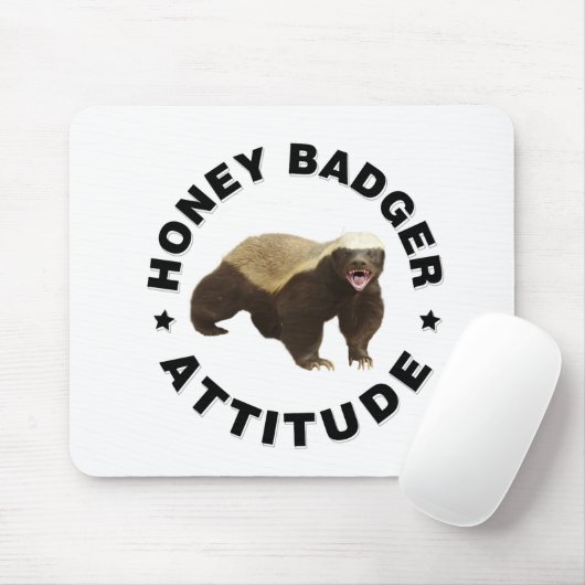 Honigdachs hat Haltung Mousepad (Mit Mouse)