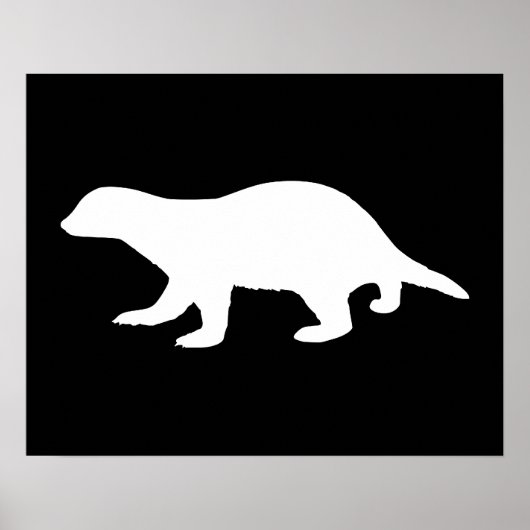 Honigdachs Poster (Vorne)
