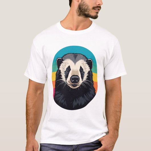 Honigdachs T-Shirt (Vorderseite)