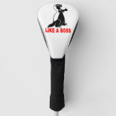 Honigdachs, wie ein Chef Golf Headcover (Vorderseite)