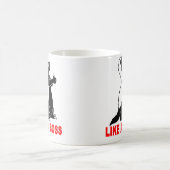 Honigdachs, wie ein Chef Kaffeetasse (Mittel)