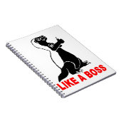 Honigdachs, wie ein Chef Notizblock (Rechte Seite)