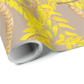 Honigdecke auf Umschlagpapier (B) Geschenkpapier (Rolleneckpunkt)