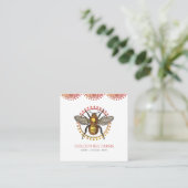 Honigerzeugnisse aus Golden Beary oder Farm Honey Quadratische Visitenkarte (Stehend Vorderseite)