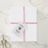 Honigetikett mit Honigbiene Geschenkanhänger (Mit Garn)