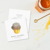 Honigfarm / hausgemachte Honey Business Card Quadratische Visitenkarte