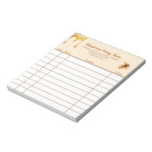 Honigfarm Kundenreportgutschein Notizblock (Rotiert)