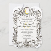 Honigfarm Rustikale Barnblume Bienenstock Einladung (Vorderseite)