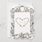 Honigfarm Rustikale Barnblume Bienenstock Einladung (Rückseite)