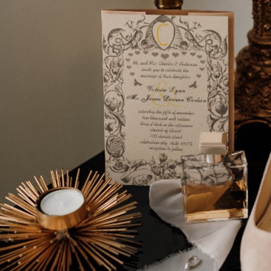 Honigfarm Rustikale Barnblume Bienenstock Einladung