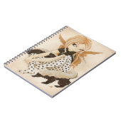 Honigfee mit Honigdachsen Notizblock (Linke Seite)