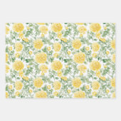 Honiggarten Blumen Weihnachten Geschenkpapier Set (Vorderseite 3)