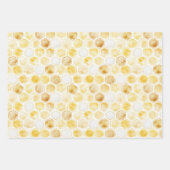 Honiggarten Blumen Weihnachten Geschenkpapier Set (Vorderseite)
