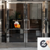 Honigglas fensteraufkleber (Büro Tür)