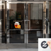 Honigglas fensteraufkleber (Büro Tür)