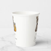 Honigglas und Teddy-Bären-Babydusche Pappbecher (Rechts)