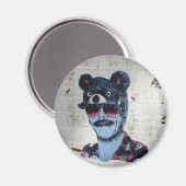 Honighonig Magnet (Vorderseite/Rückseite)