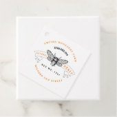 Honigjar-Etikett für Kleinbetriebe Geschenkanhänger (Beispiel)