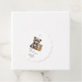 Honigjar und Teddy Bären danke Baby Dusche Geschenkanhänger (Beispiel)