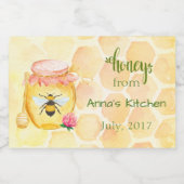 Honigkonserven Lebensmitteletikett (Einzelnes Label)