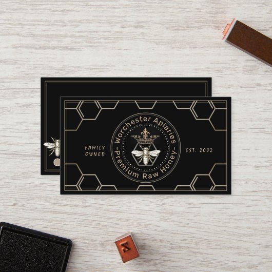 Honigkunden-Treuekarte Treuekarte (Vorderseite/Rückseite Beispiel)