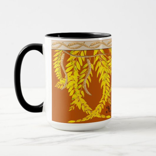 Honigleiste auf einer Combo-Tasse (A) Tasse (Links)