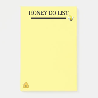 Honigliste Biene Thema Notizen