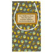 Honiglöffelmuster Kleine Geschenktüte (Rückseite)