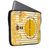 Honigmarke Laptopschutzhülle (Vorne Rechts)