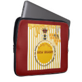 Honigmarke Laptopschutzhülle (Vorne Rechts)