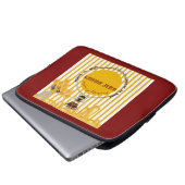 Honigmarke Laptopschutzhülle (Vorne Knopf)