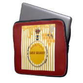 Honigmarke Laptopschutzhülle (Vorderseite Links)