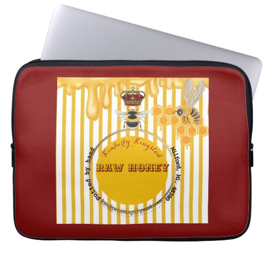 Honigmarke Laptopschutzhülle (Vorderseite)