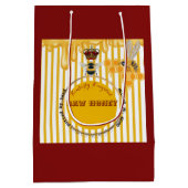 Honigmarke Mittlere Geschenktüte (Rückseite)