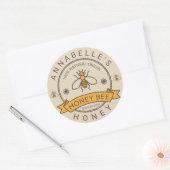 Honigmarke Runder Aufkleber (Umschlag)