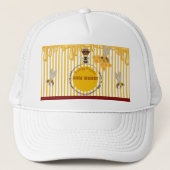Honigmarke Truckerkappe (Vorderseite)