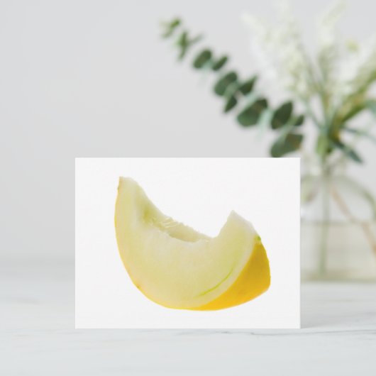 Honigmelone Postkarte (Stehend Vorderseite)