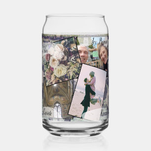 Honigmond 8 Foto Trinkbehälter Set Dosenglas