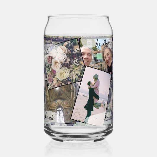 Honigmond 8 Foto Trinkbehälter Set Dosenglas (Vorderseite)