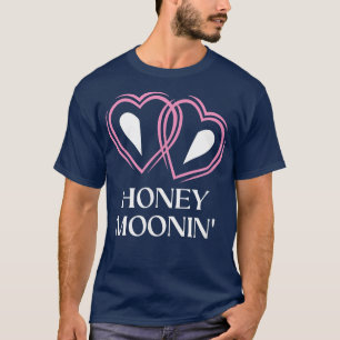 Honigmond-Hochzeitsfeier Frischvermählte Braut T-Shirt