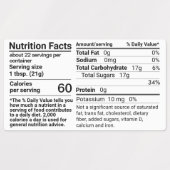 Honignahrung: Wasserdichte Kennzeichnung - Set von Etiketten (Design 1)