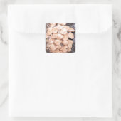 Honigpilze Quadratischer Aufkleber (Tasche)